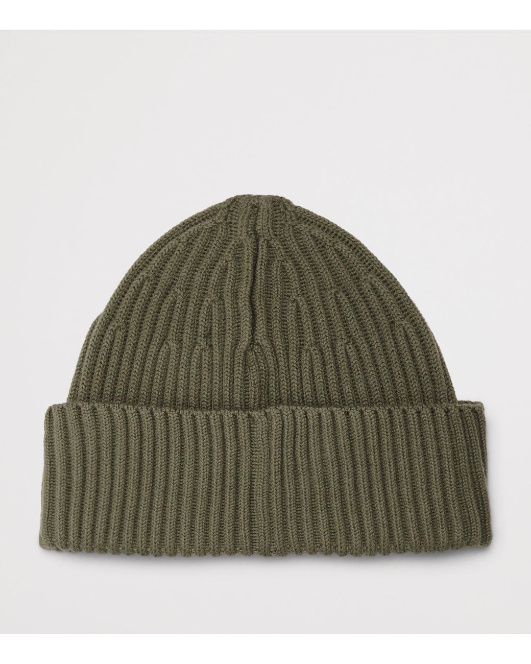 Stone Island Green Rws Wool Compass Beanie for men