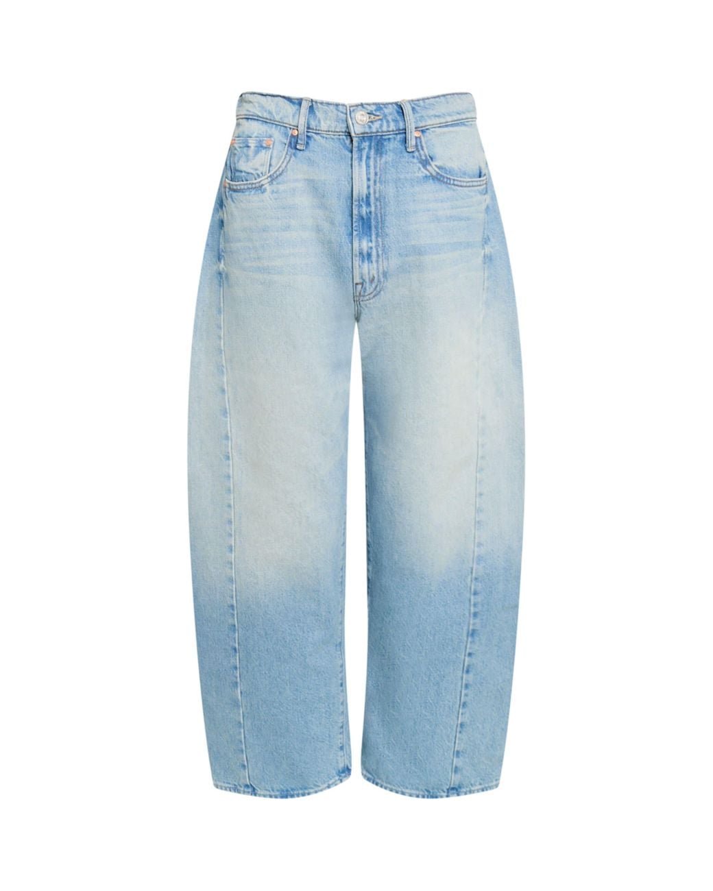 Mother Blue The Half-Pipe Wide-Leg Jeans