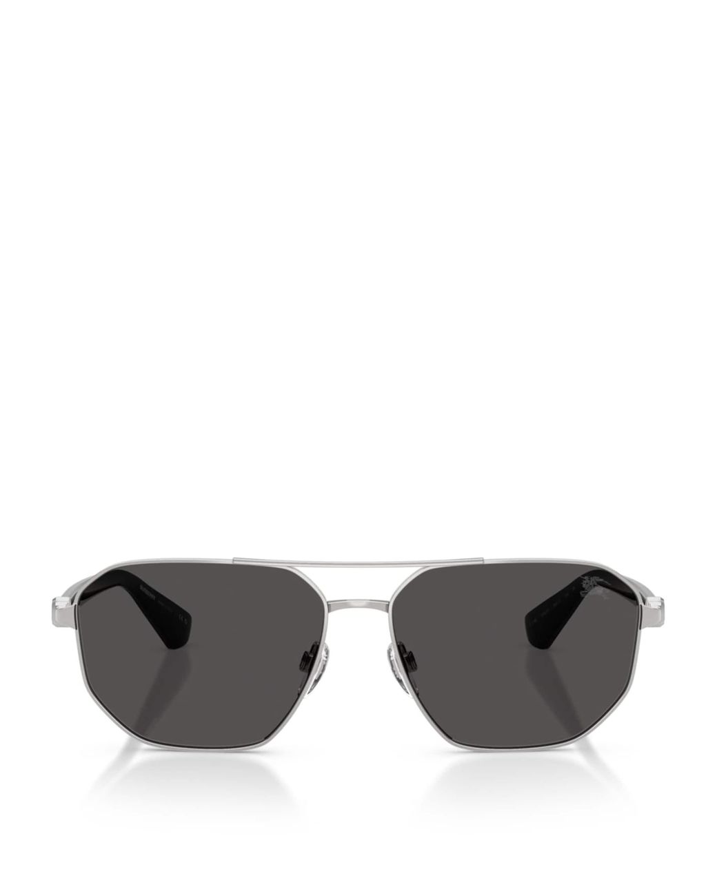Burberry Gray Pilot Sunglasses for men