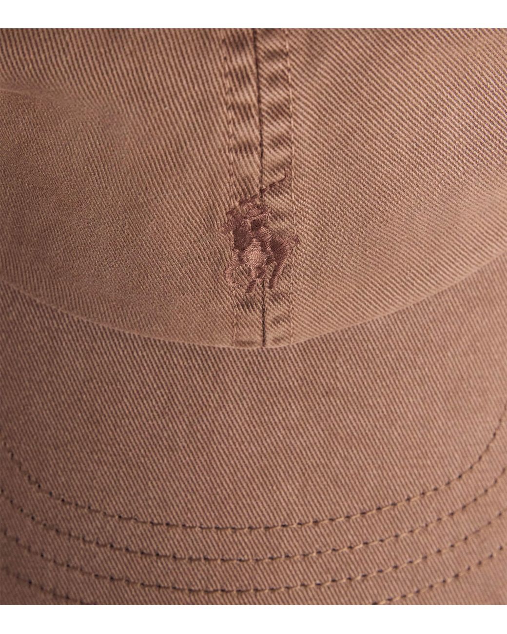 Polo Ralph Lauren Brown Cotton Polo Pony Baseball Cap for men