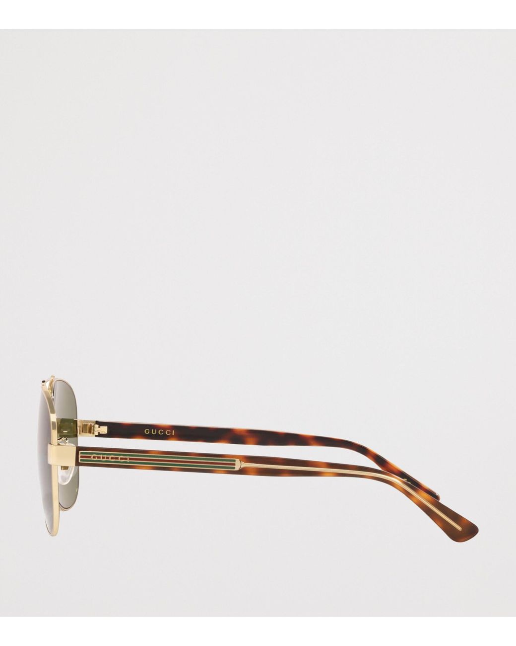 Gucci Green Metal Gg0528S Sunglasses for men