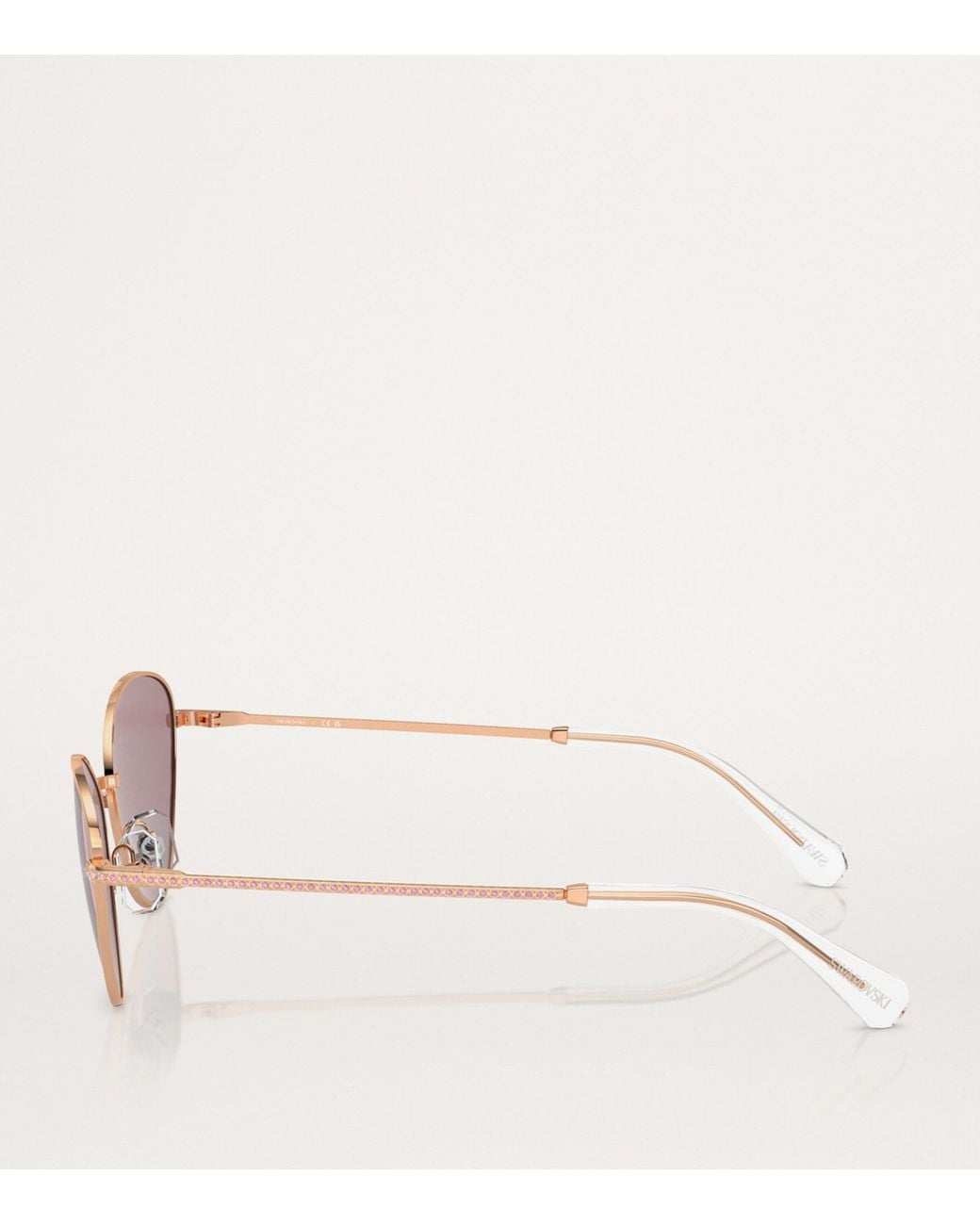 Swarovski Pink Metal Sk7014 Sunglasses