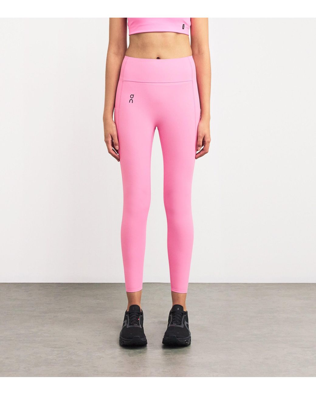 On Shoes Pink Studio Leggings