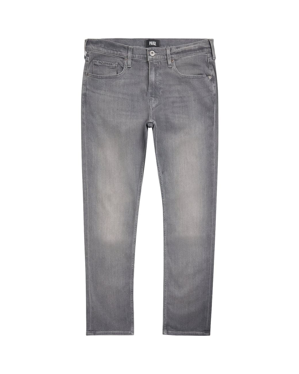 PAIGE Gray Federal Slim-Straight Jeans for men