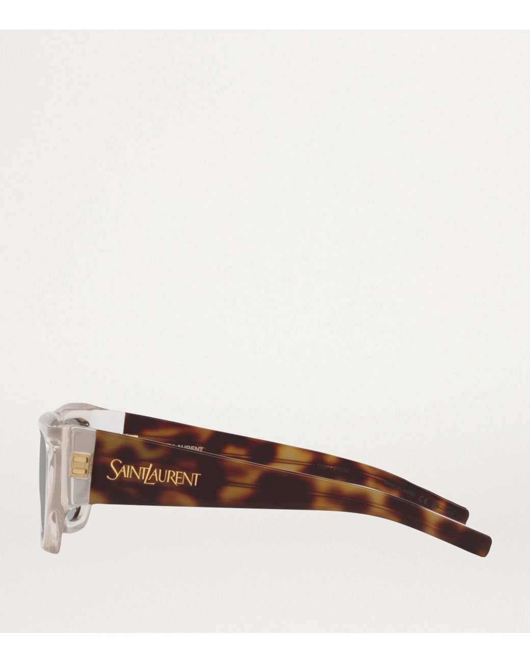 Saint Laurent Gray Sl 740 Pillowed Square Sunglasses