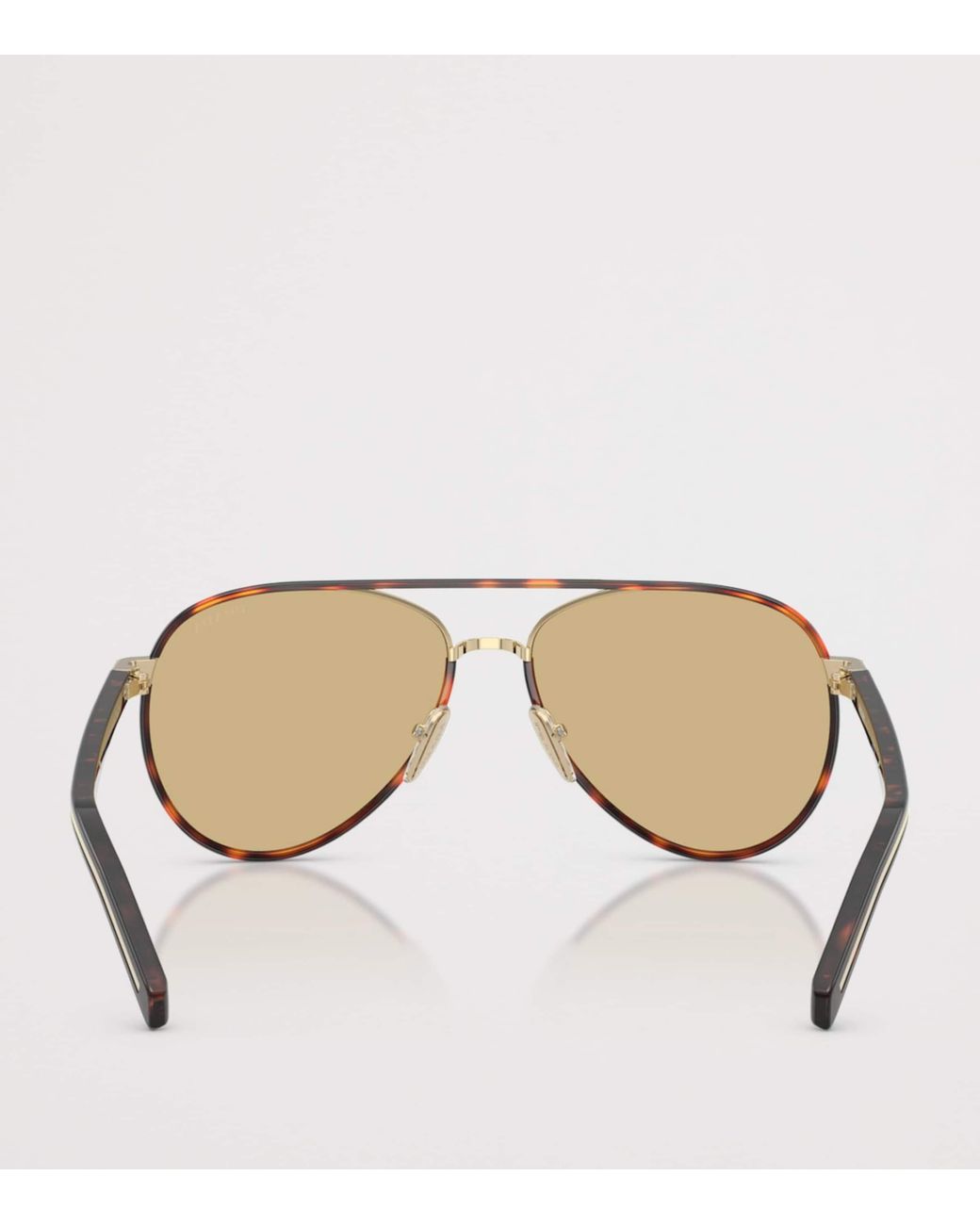 Prada Natural B57S Pilot Sunglasses