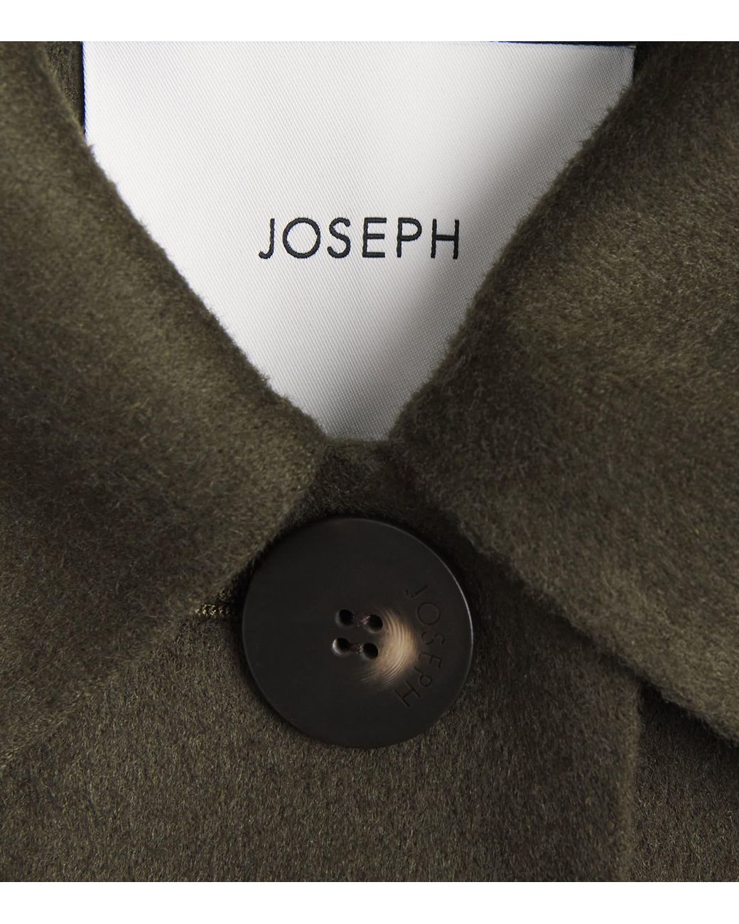 Joseph Green Wool-Silk Cropped Kalaa Jacket