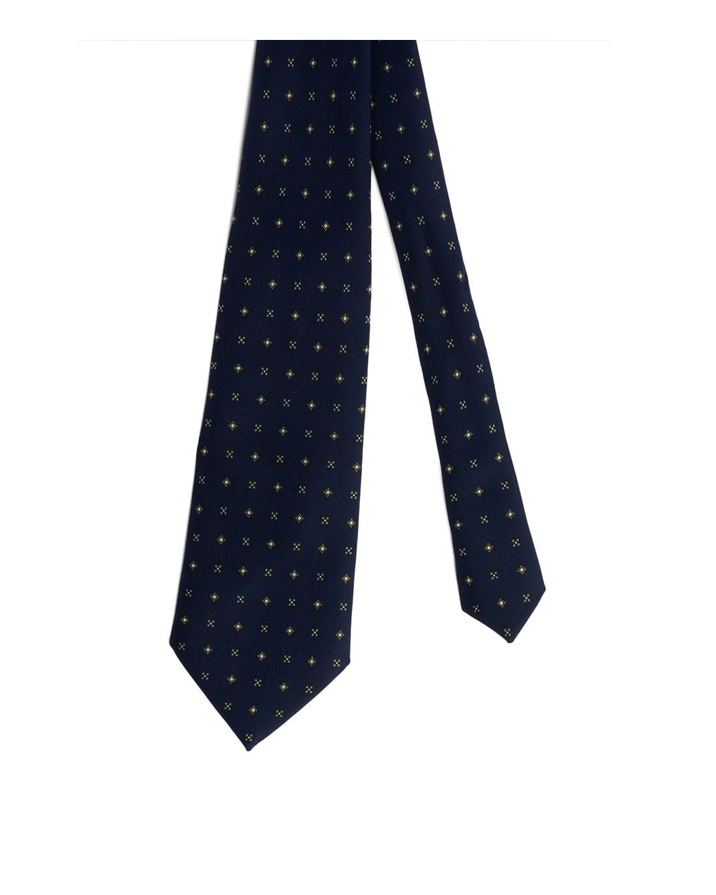 Dunhill Blue Silk Printed Tie for men