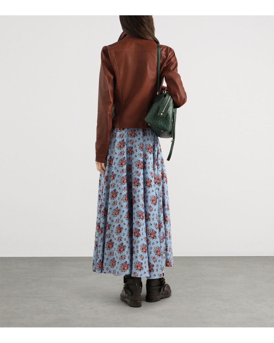 Dolce & Gabbana Brown Leather Jacket