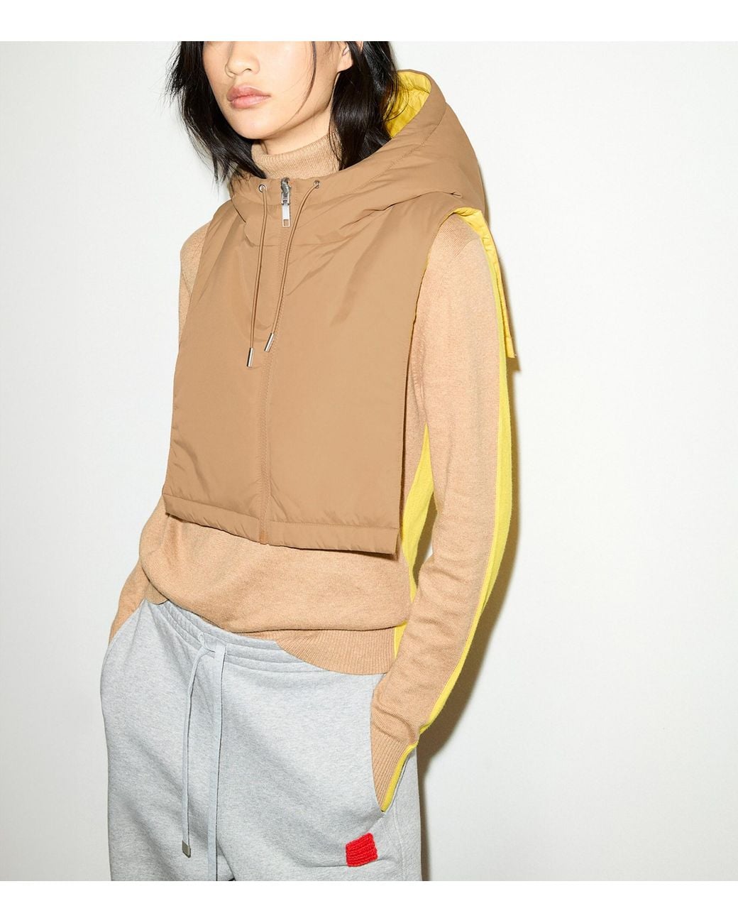 MAX&Co. Metallic Reversible Gilet