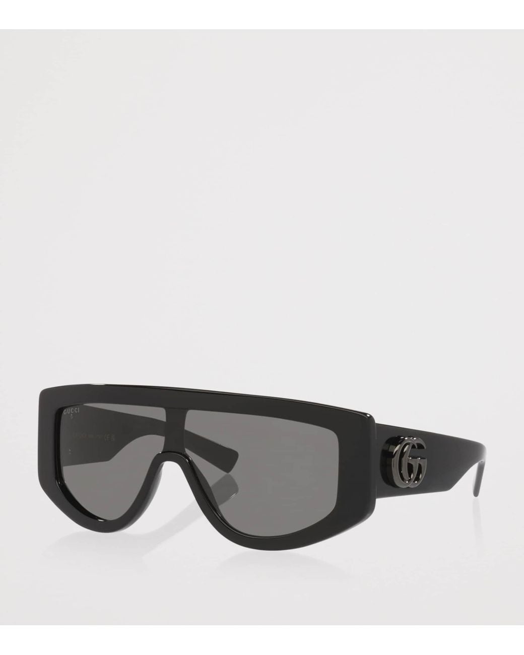 Gucci Gray Irregular Sunglasses