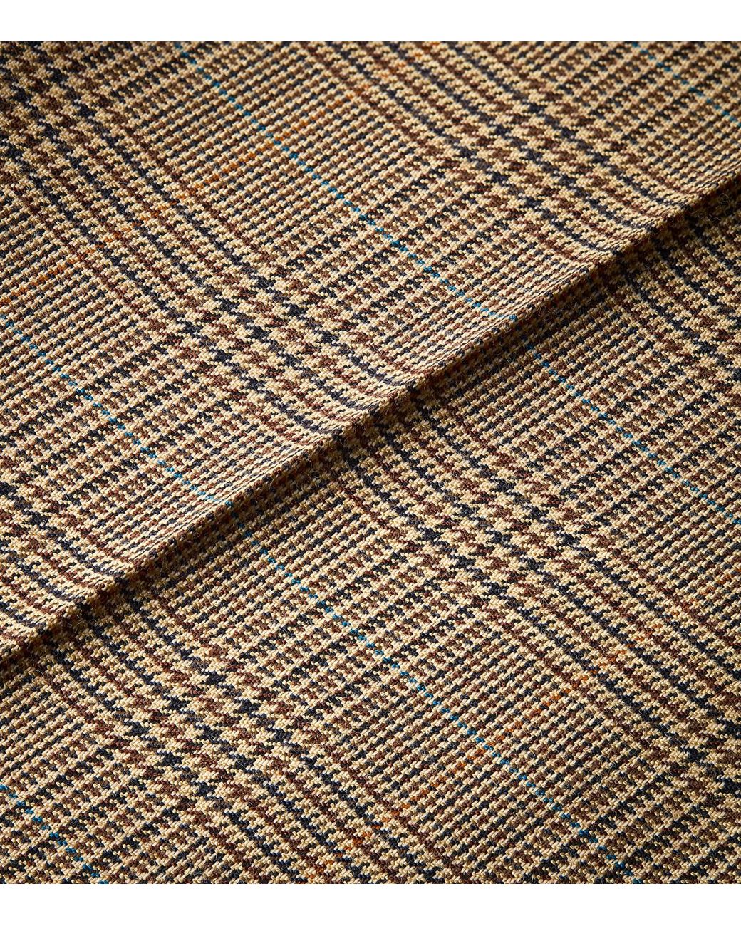 Saint Laurent Gray Wool Check Flared Trousers