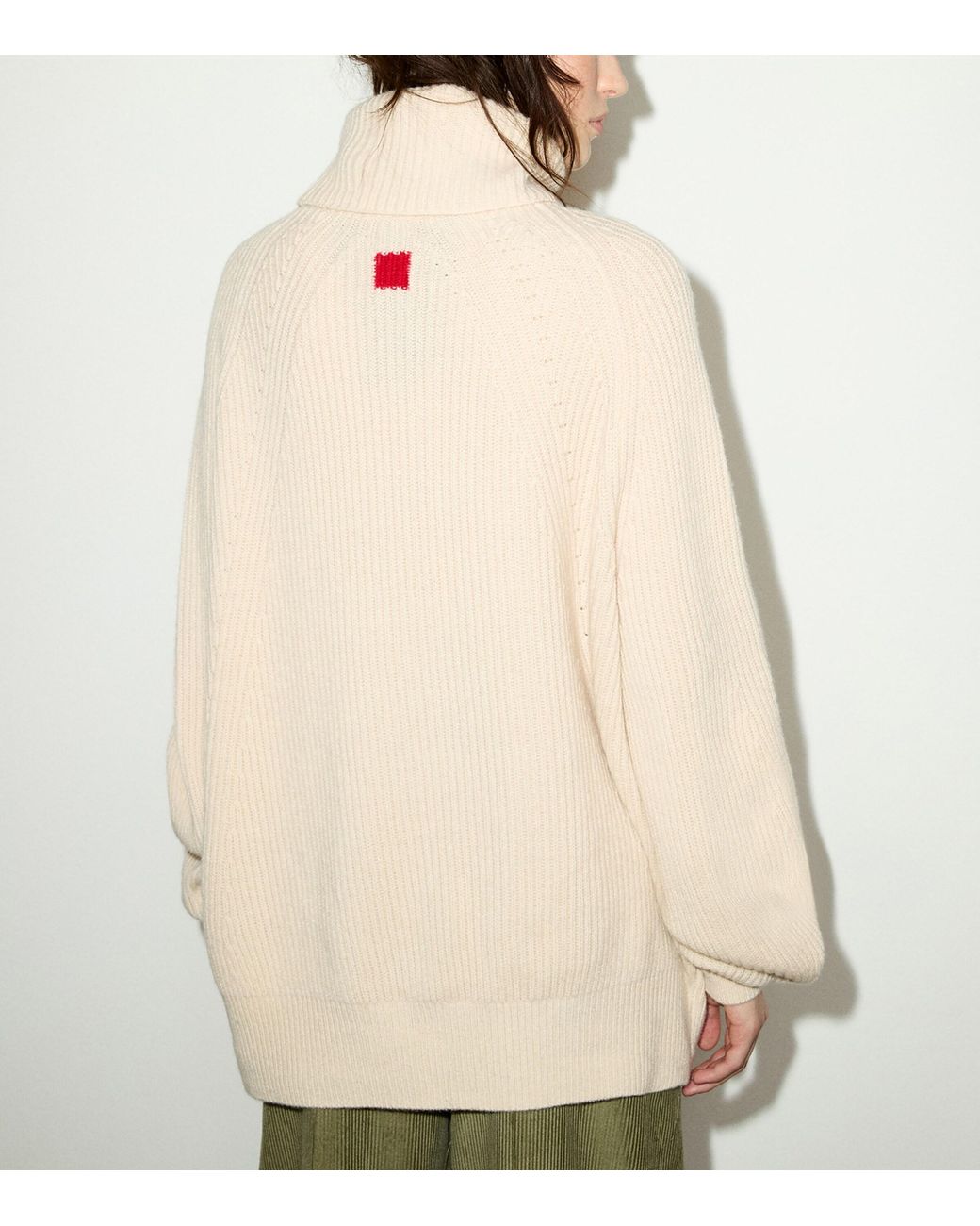 MAX&Co. Natural Wool-Cashmere Rollneck Sweater