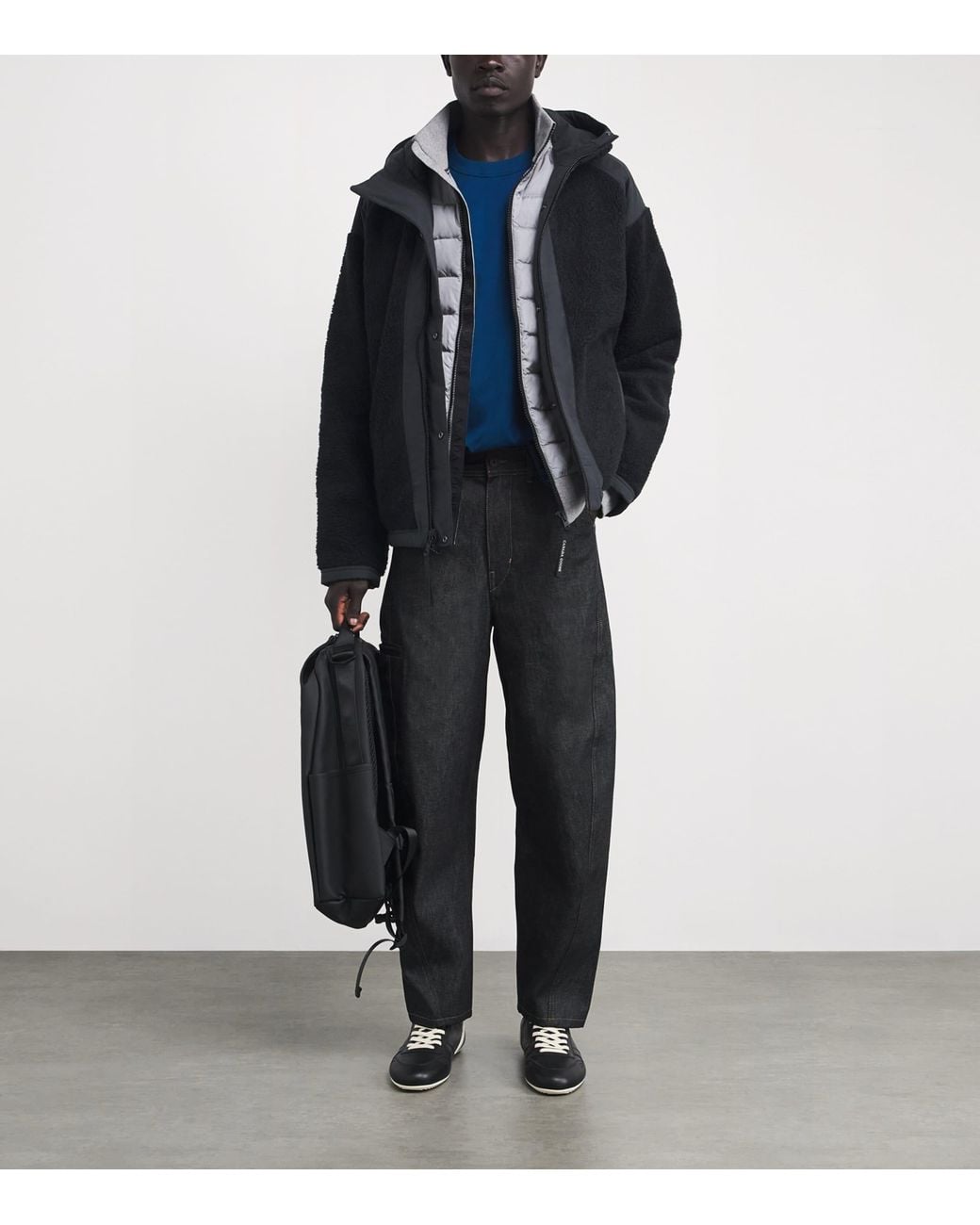 Canada Goose Black Reversible Alberni Bomber Jacket for men