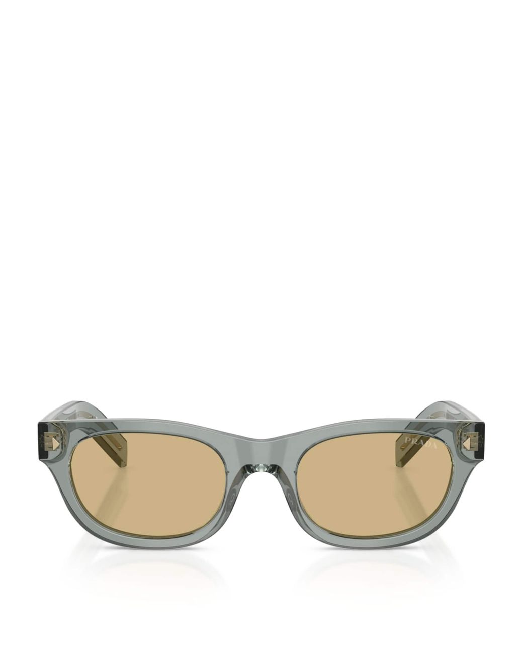 Prada Gray Acetate Pr C09S Cat Eye Sunglasses for men
