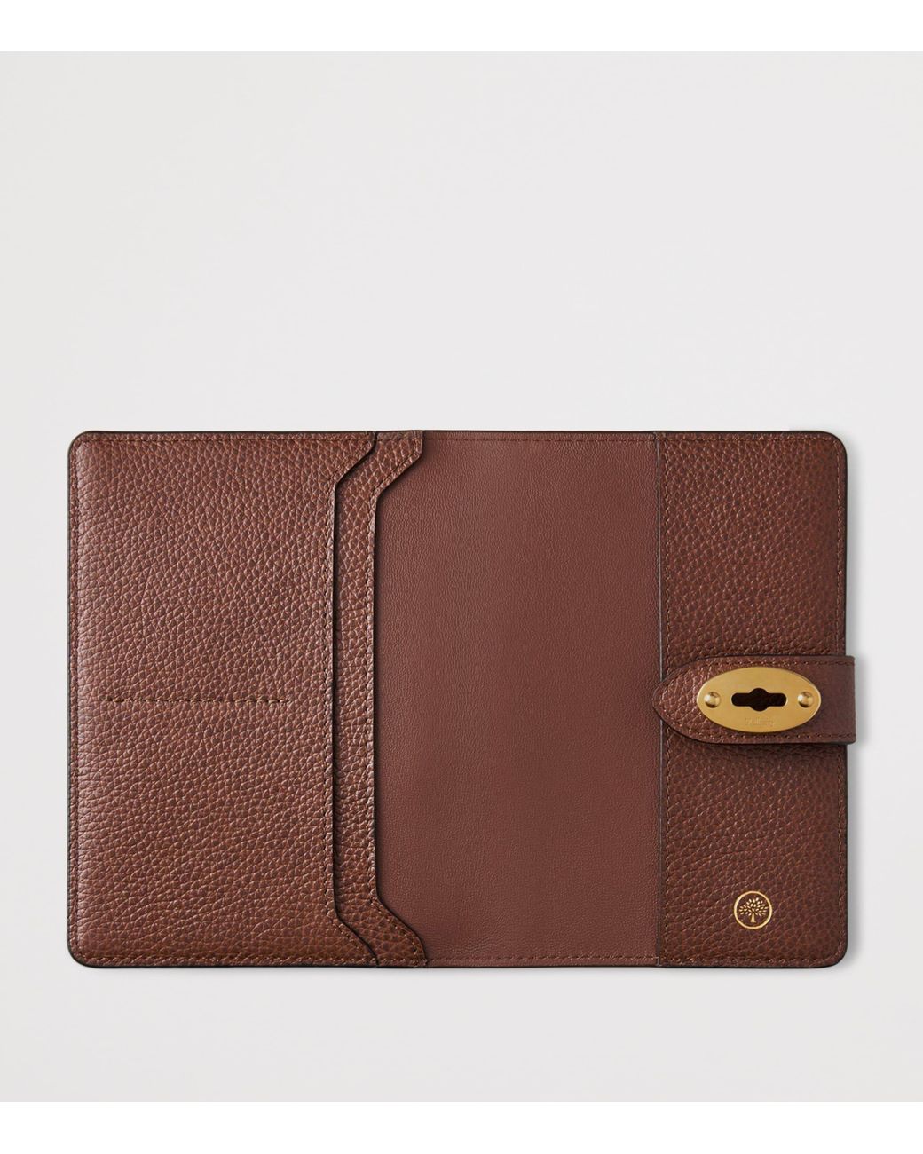 Mulberry Brown Leather Darley Passport Holder
