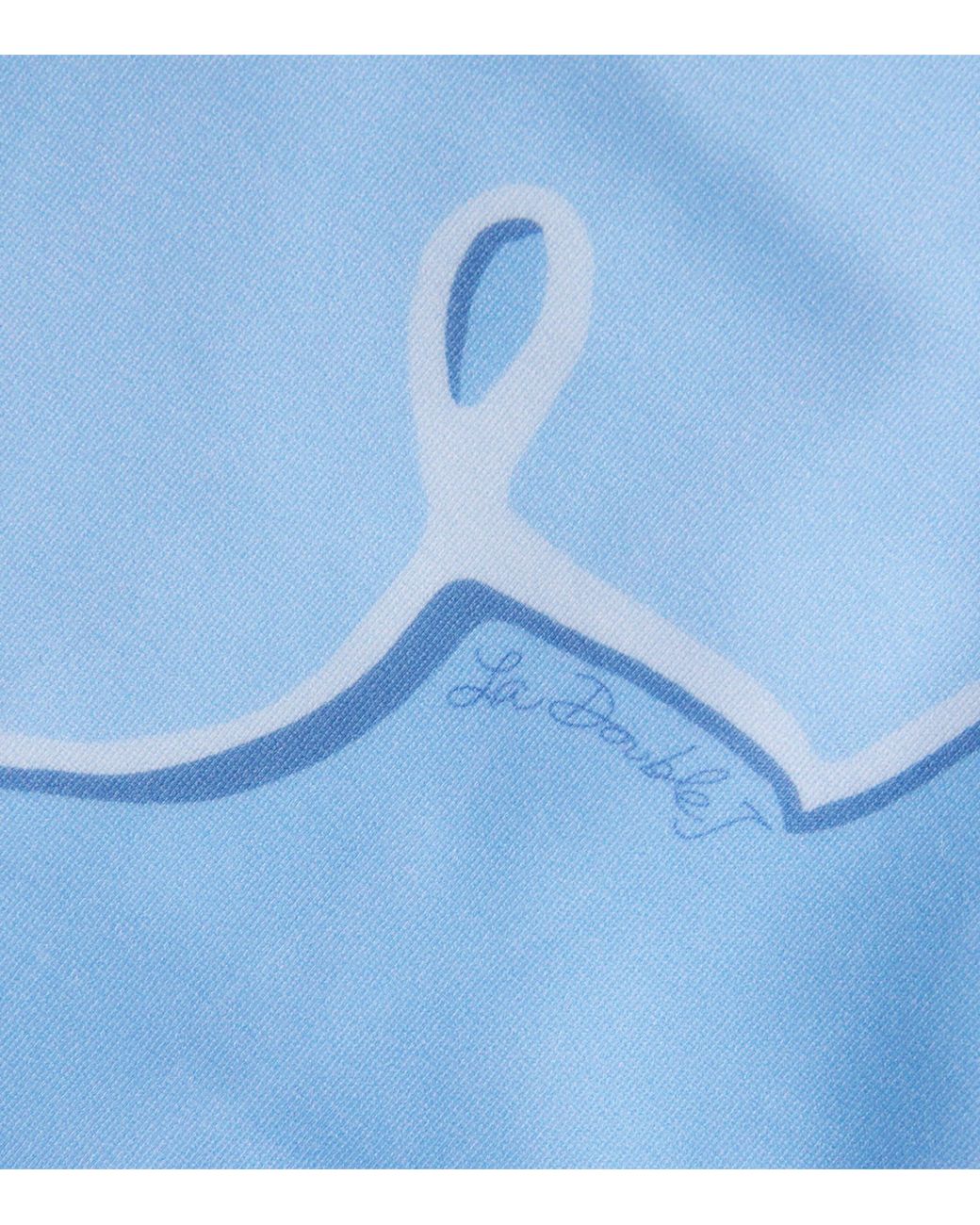 LaDoubleJ Blue Cocoon Placée Goddess Swimsuit