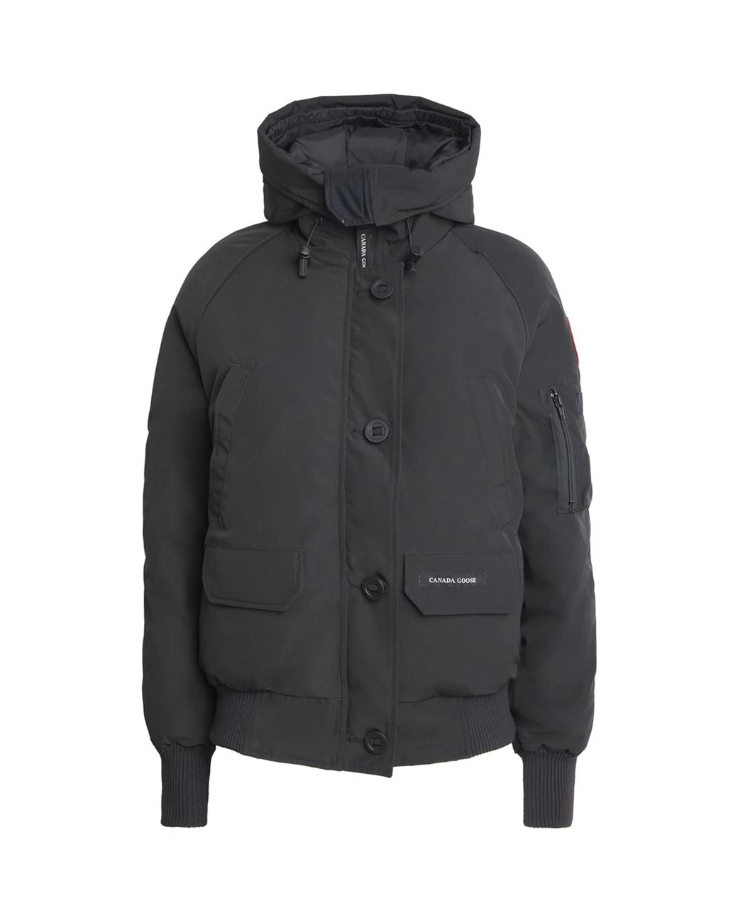Canada Goose Black Water-Repellent Down Chilliwack Bomber Jacket