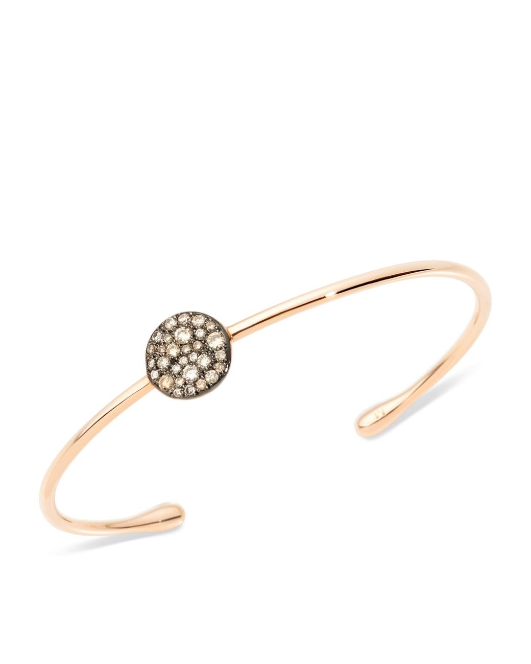 Pomellato White And Diamond Sabbia Bangle