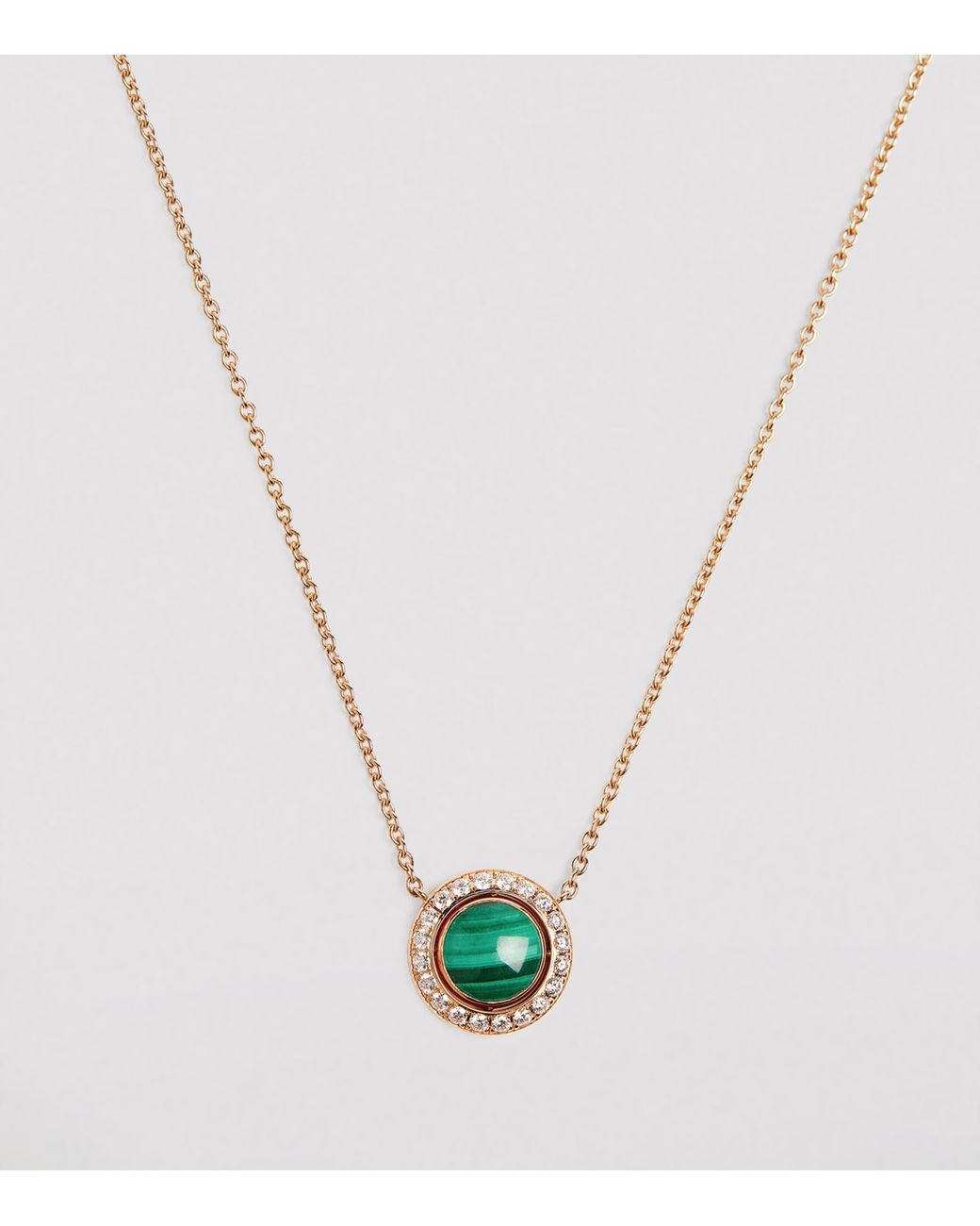 Piaget Metallic Rose, Diamond And Malachite Possession Necklace
