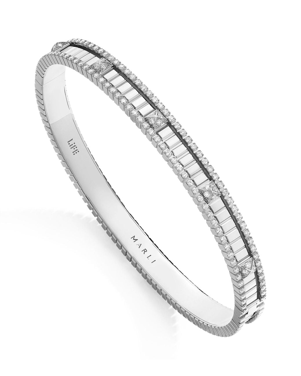 Marli New York Metallic And Diamond Life Bangle