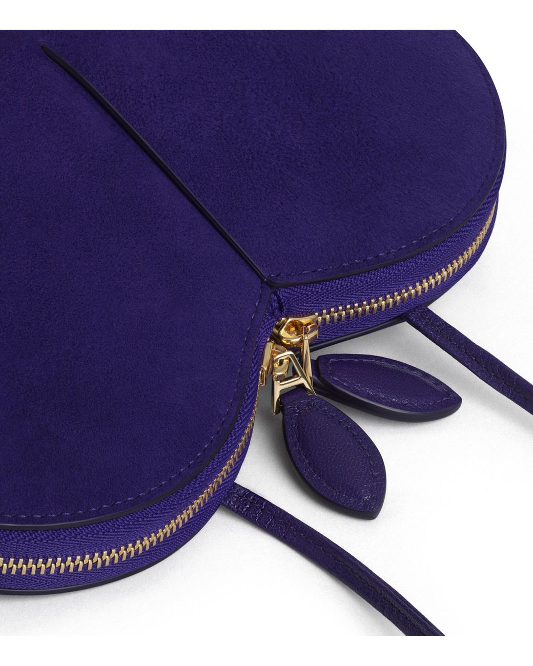 Alaïa Blue Suede Le Coeur Shoulder Bag