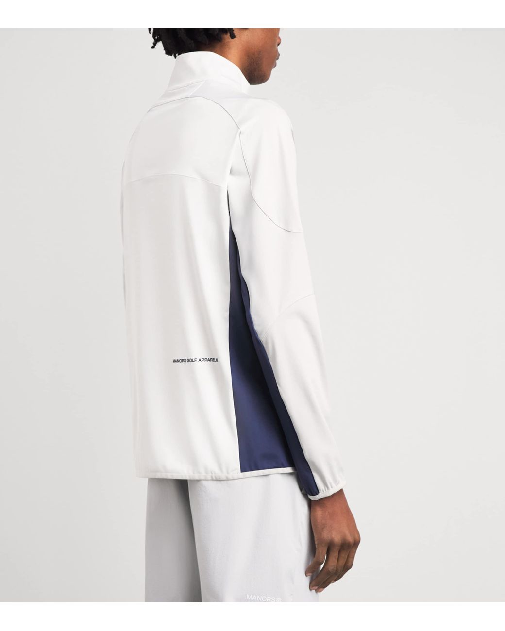 Manors White Tech Quarter-Zip 2.0 Mid-Layer for men