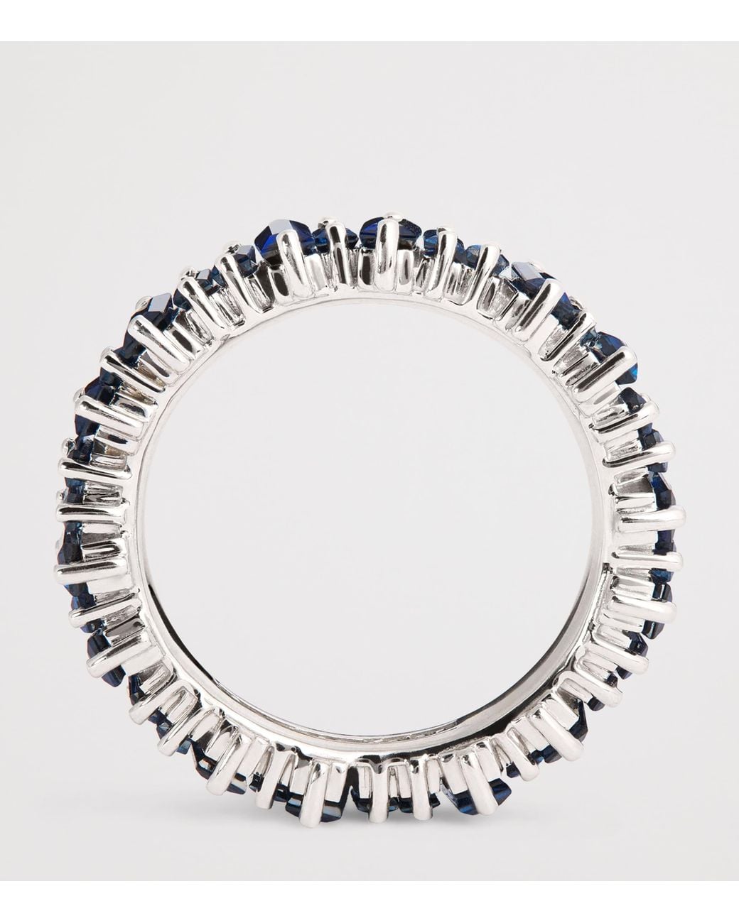 Suzanne Kalan Blue And Sapphire Bold Eternity Ring