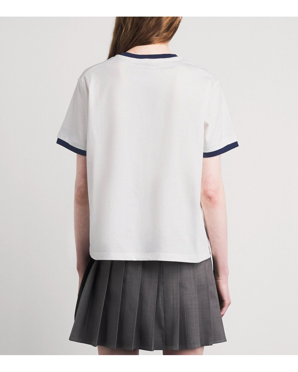 Maje White Cotton Yacht Club T-Shirt