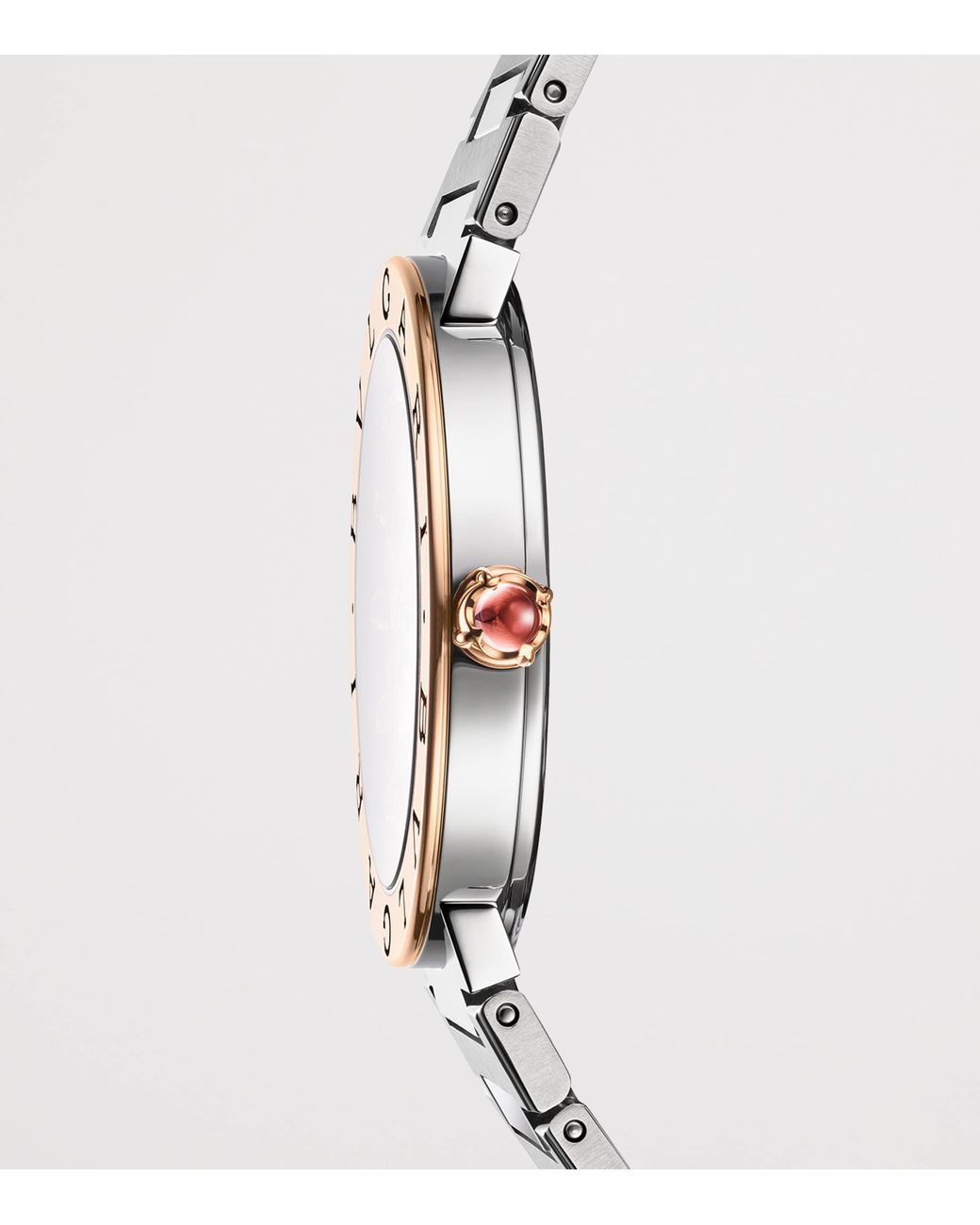 BVLGARI Pink Stainless Steel And Watch