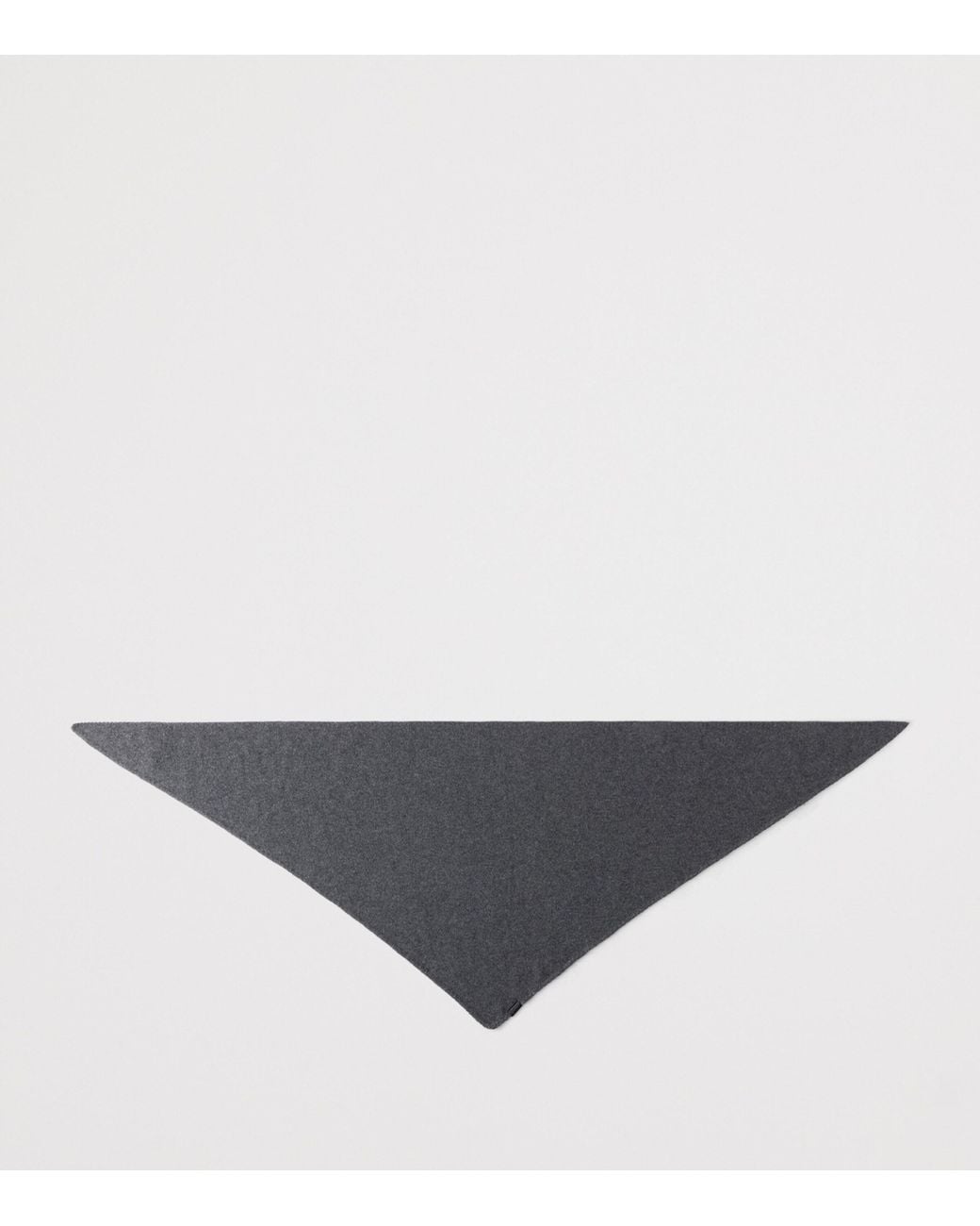 Prada Black Cashmere Triangular Shawl