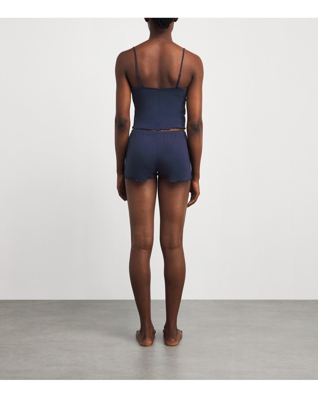 Skims Blue Sleep Cami Short Pyjama Set
