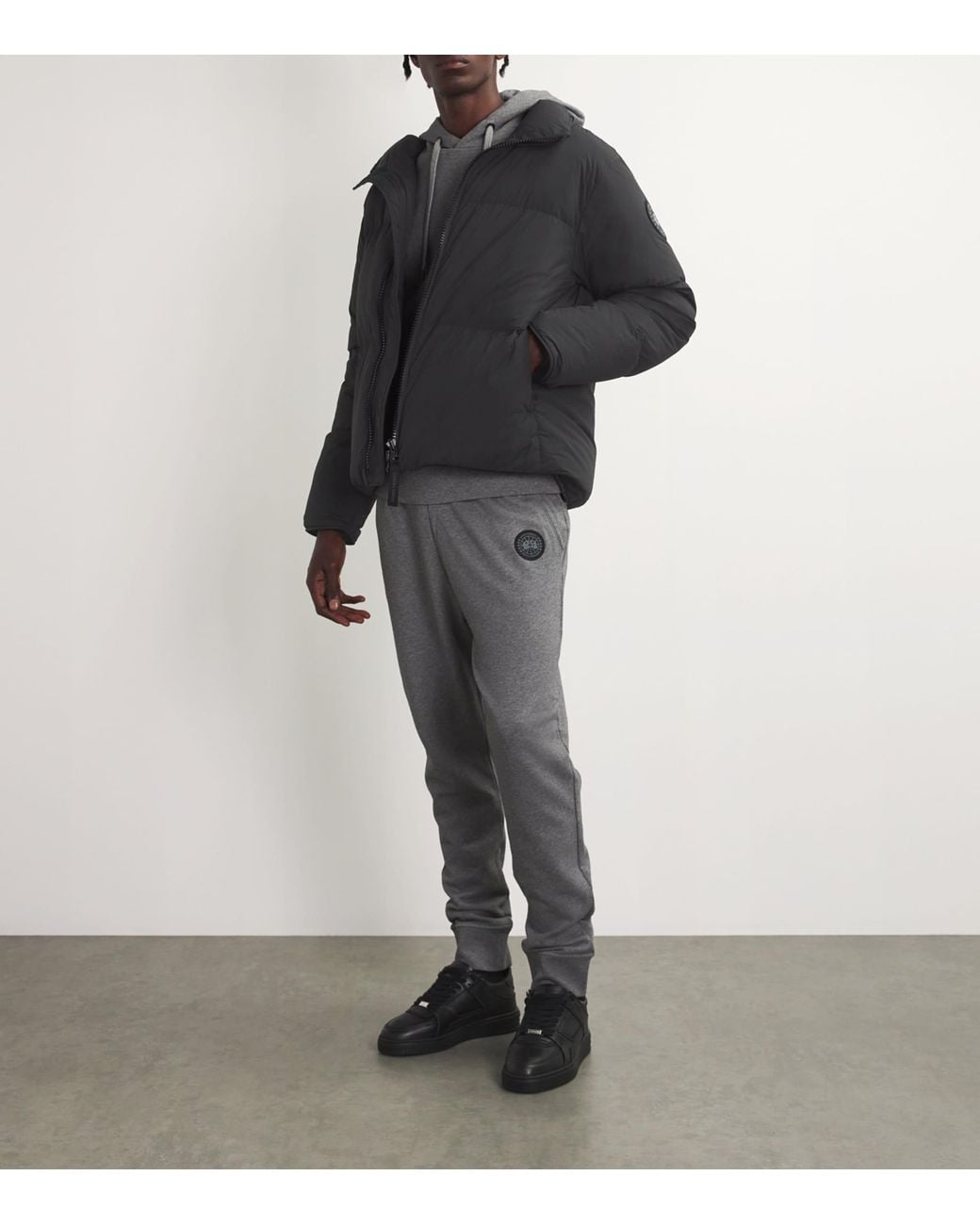 Canada Goose Black Down Lawrence Puffer Jacket for men