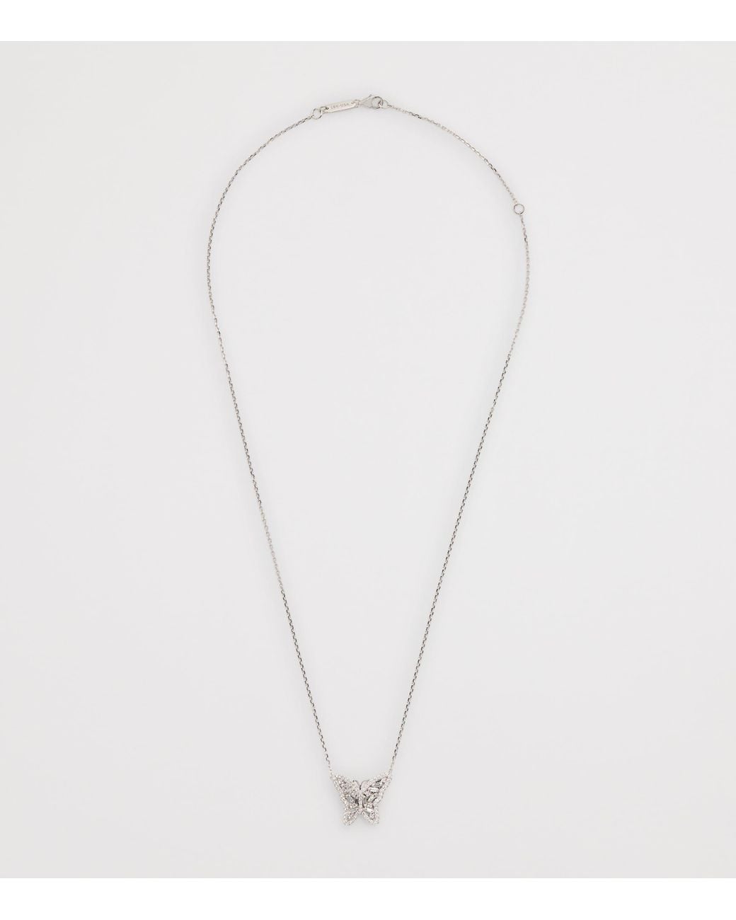 Suzanne Kalan Metallic And Diamond Bold Butterfly Necklace