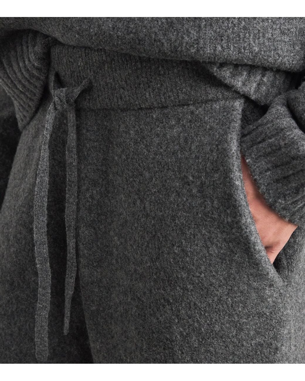 Represent Gray Wool-Blend Ramone Sweatpants for men