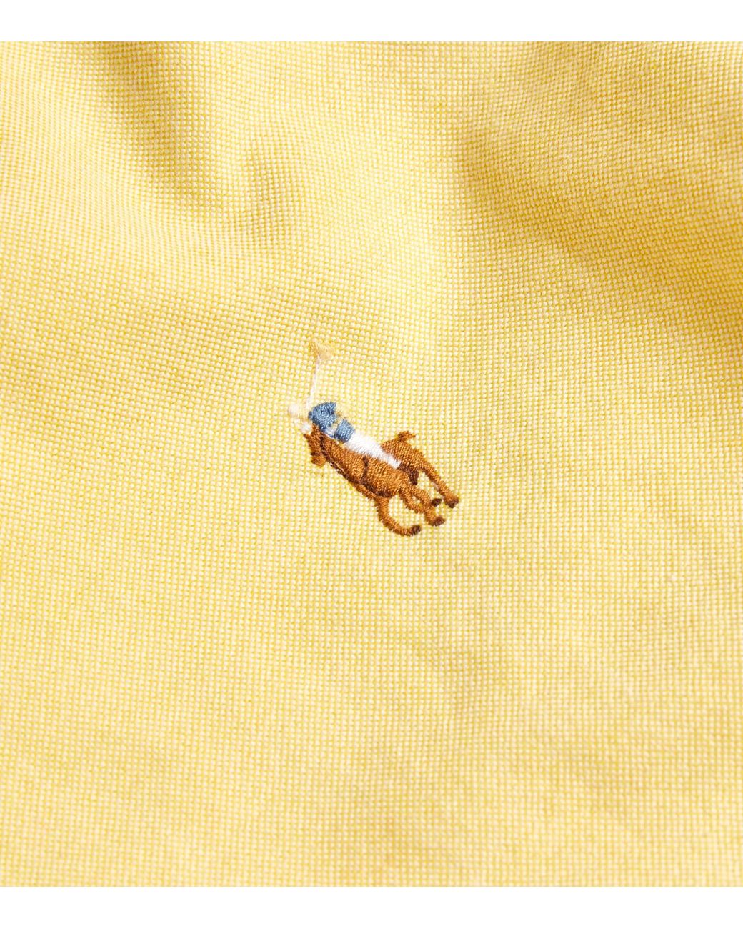 Polo Ralph Lauren Yellow Cotton Oxford Shirt for men