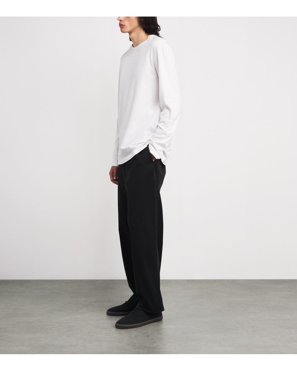 The Row White Leon Cotton T-Shirt for men