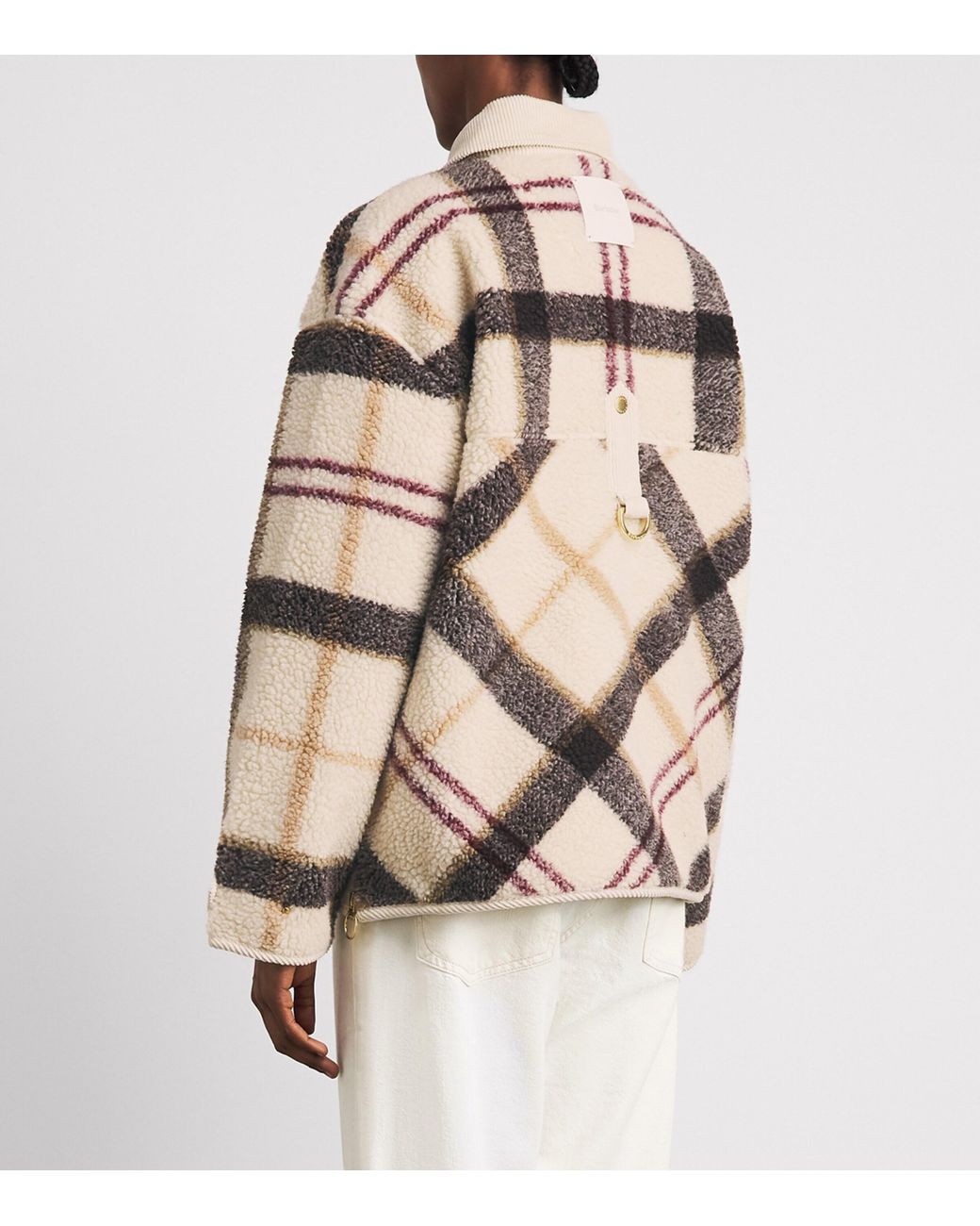Barbour Multicolor Fleece Tartan Hazelwood Jacket