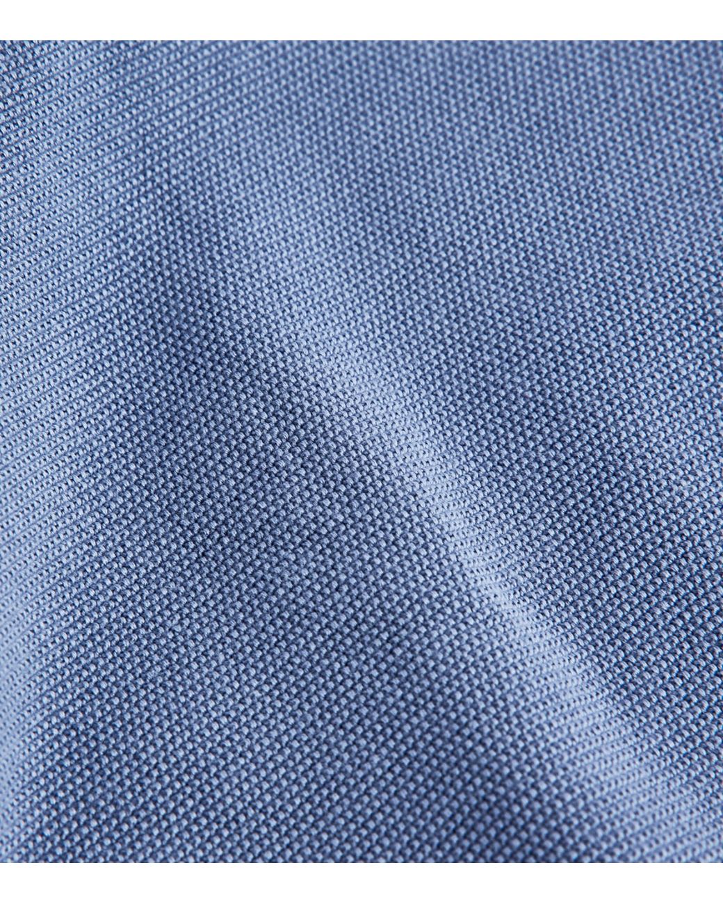 Dunhill Blue Cotton Piqué Polo Shirt for men