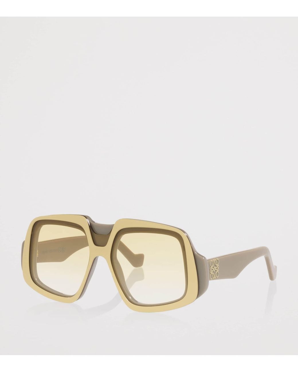 Loewe Natural Anagram Oversized Square Sunglasses