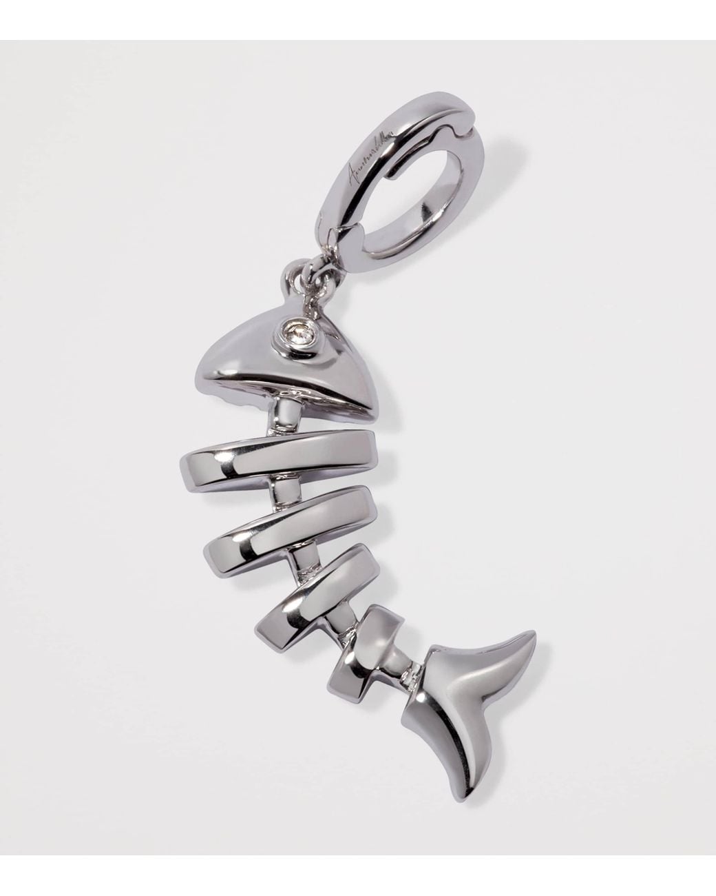 Annoushka White Diamond And Sapphire Fish Bones Charms