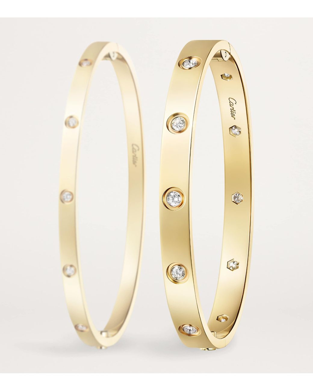 Cartier Natural And Diamond Love Bracelet