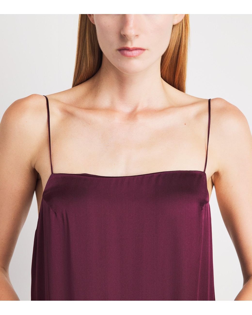 Anine Bing Purple Silk-Blend Clementine Maxi Dress