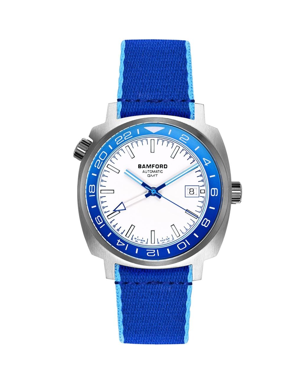 BAMFORD LONDON Blue Stainless Steel Gmt Summer +2 Watch