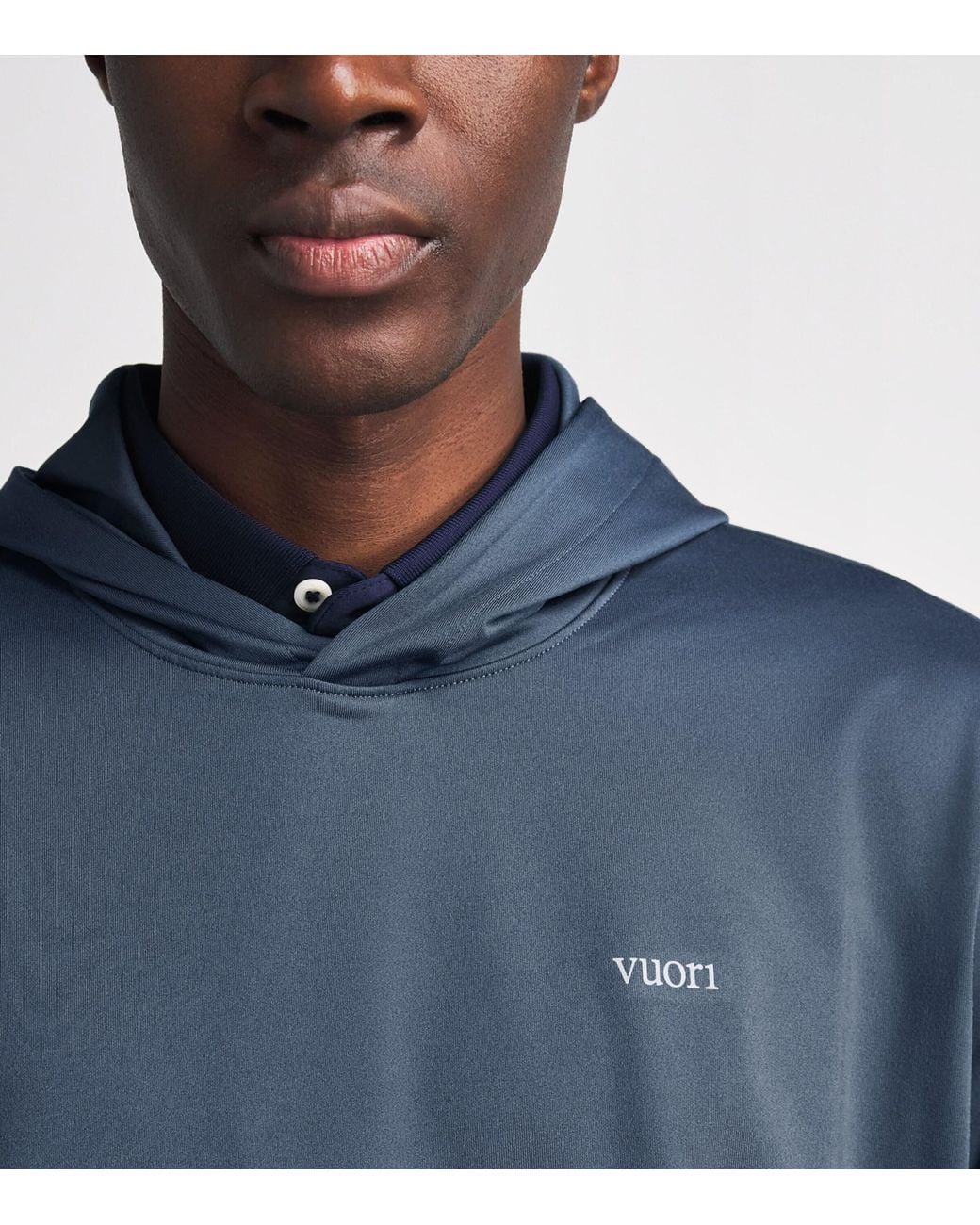 vuori Blue Sunday Hoodie for men