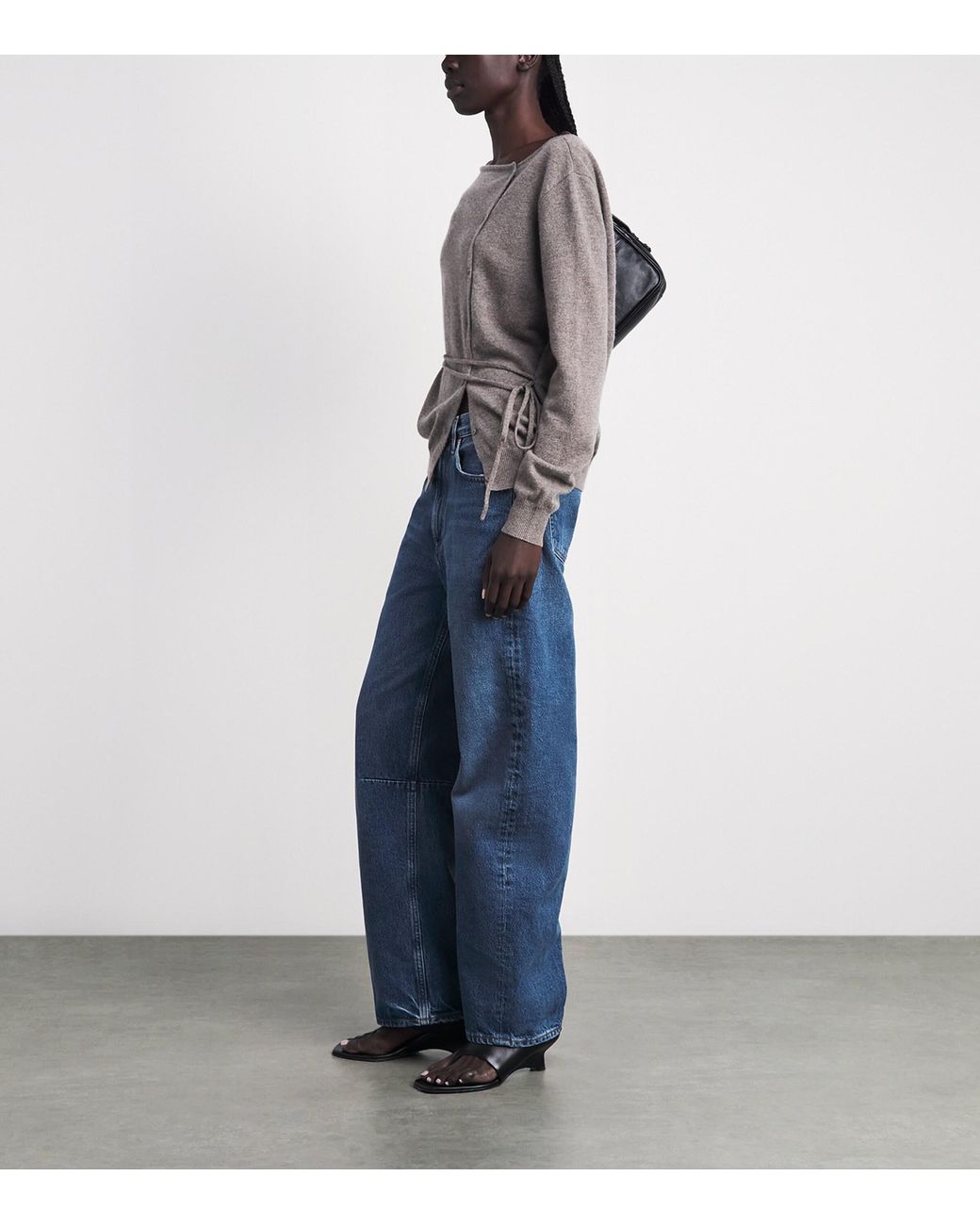 Citizens of Humanity Blue Miro Barrel-Leg Relaxed Jeans