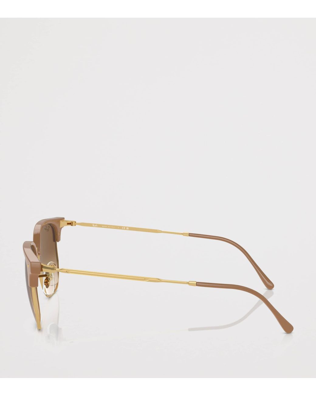 Ray-Ban Brown New Clubmaster Sunglasses