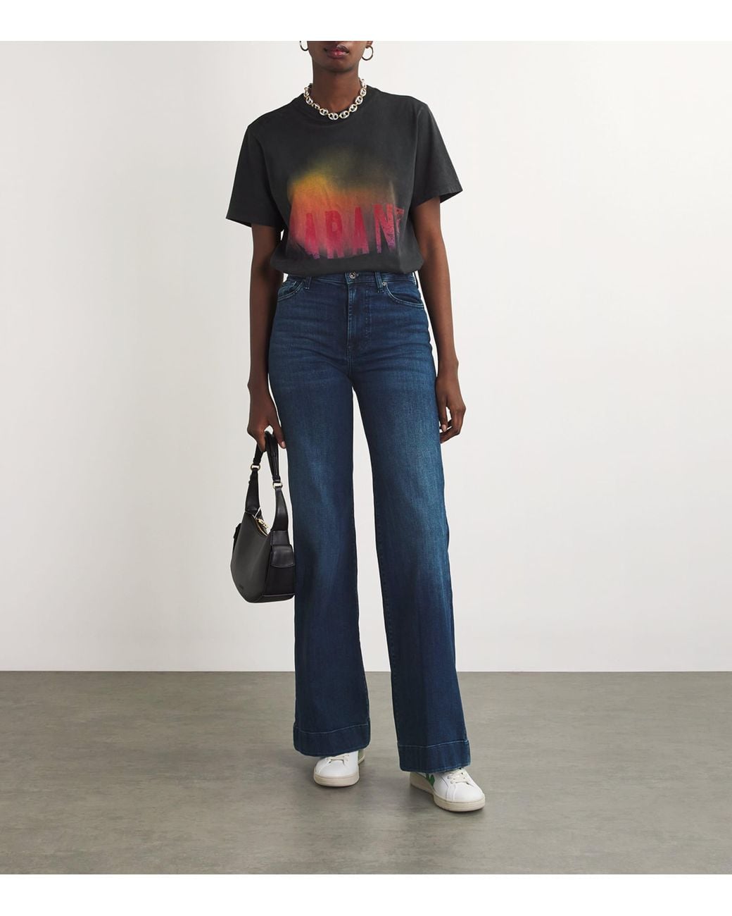 7 For All Mankind Blue Modern Dojo Soho Flared Jeans