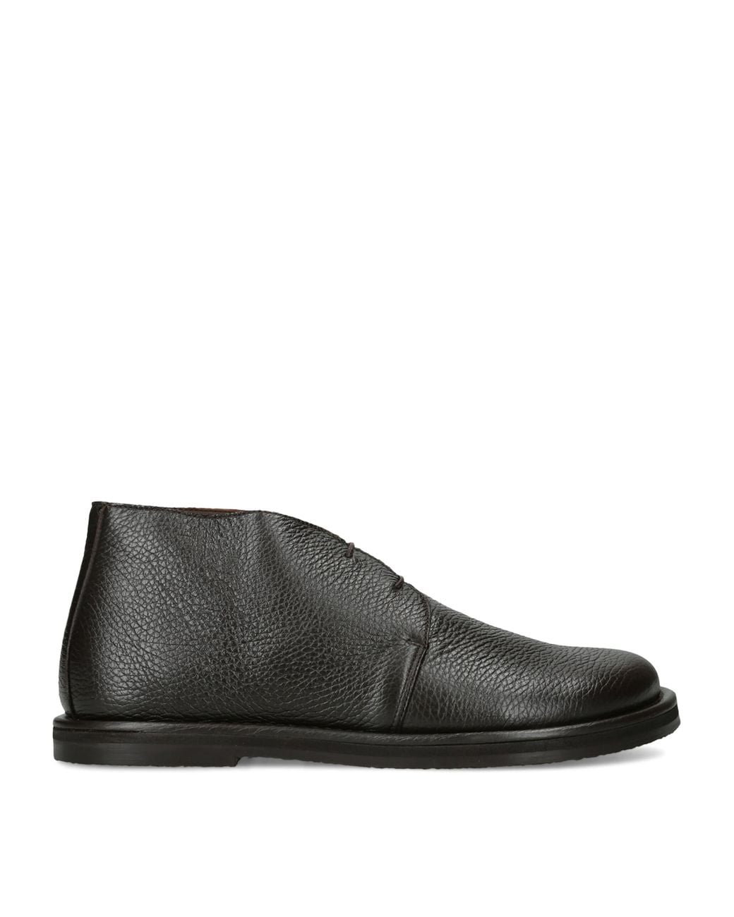 Studio Nicholson Black Grained Leather Woodrow Boots for men