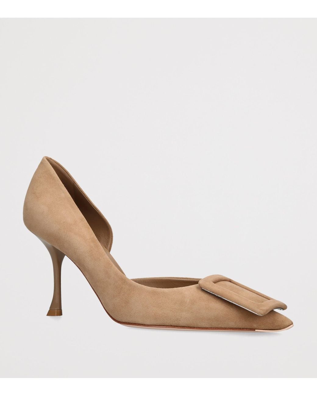 Roger Vivier Metallic Suede Viv
